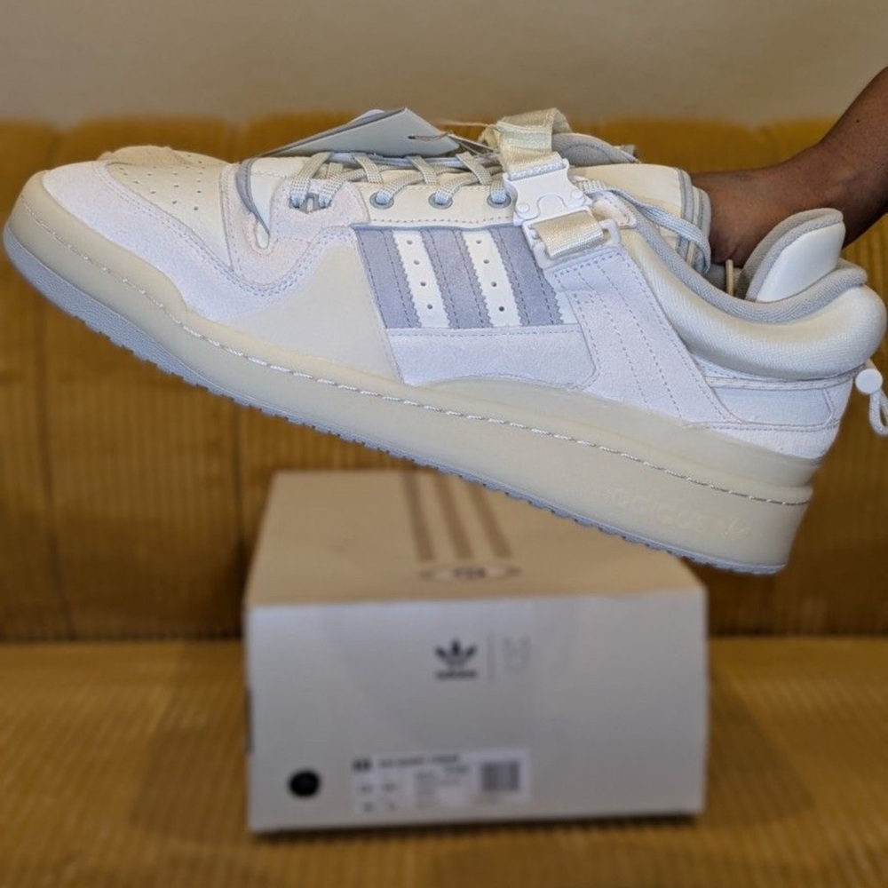 Adidas Bad Bunny x Forum Buckle Low ‘Last Forum’ White HQ2153 Size 13